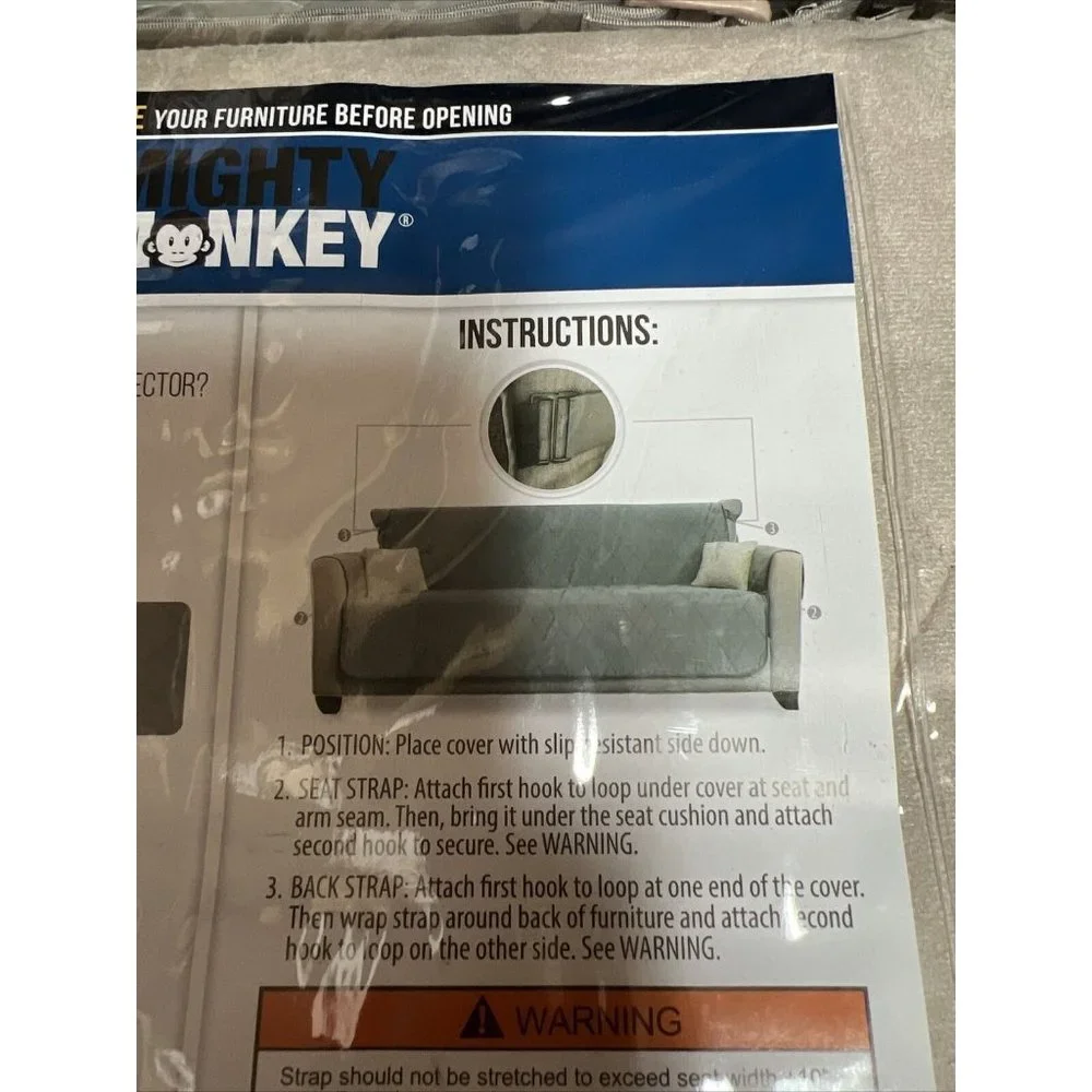 Mighty Monkey Recliner cover Taupe